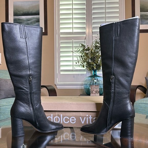 Dolce Vita Fynn Tall Boot Sz 8.5 in black - Picture 2 of 15